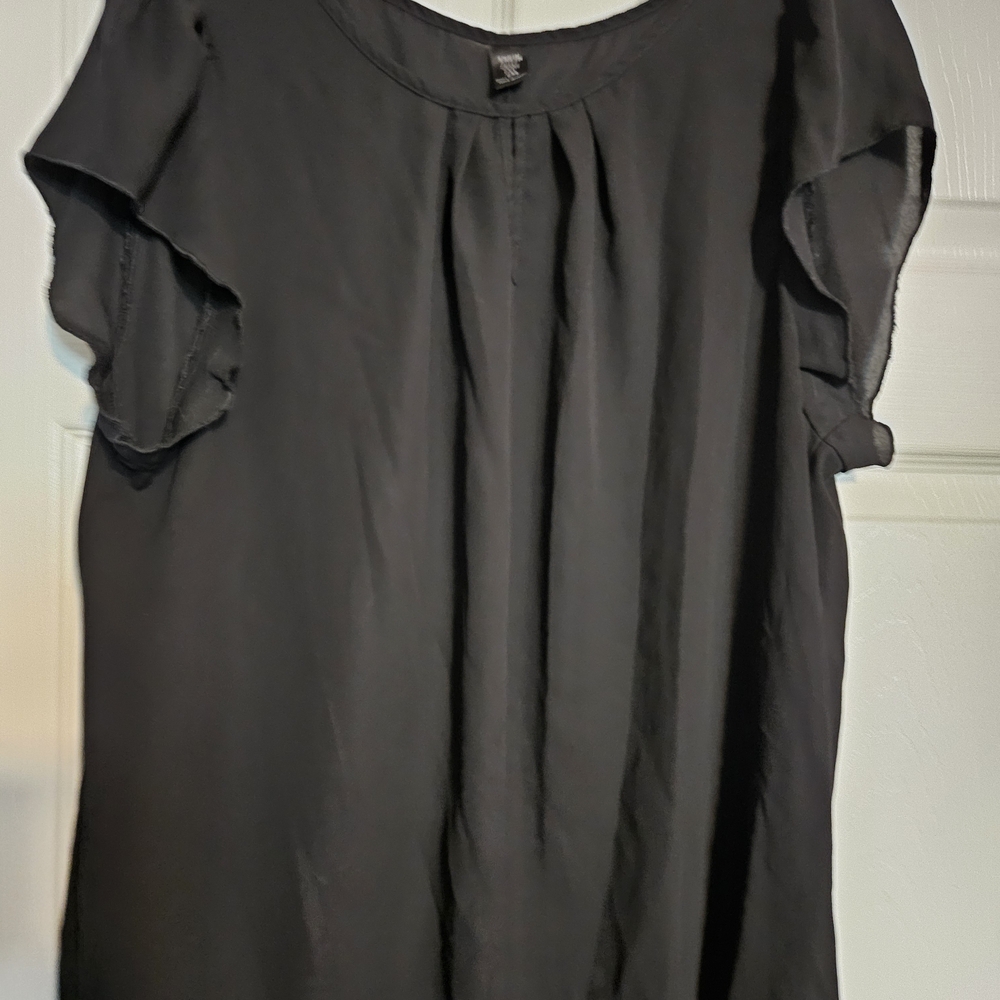 SHEIN Classic Black Blouse